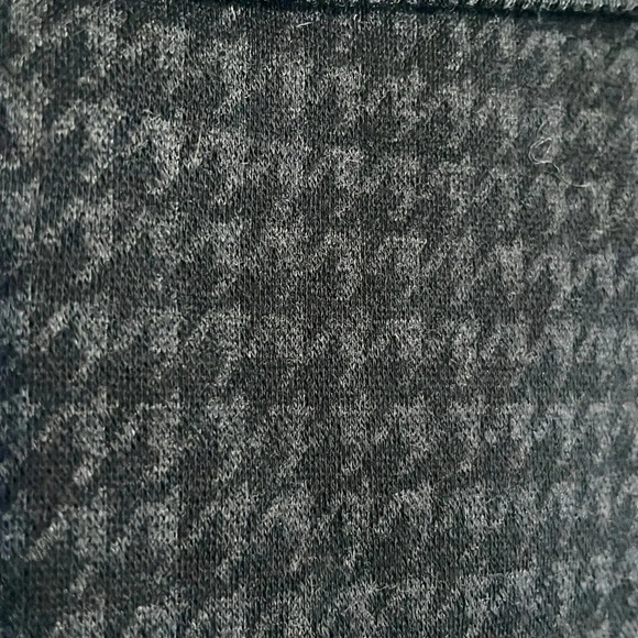 Talbots Blazer Black & Gray Houndstooth Cotton blend Womens size L Classic - Picture 8 of 13